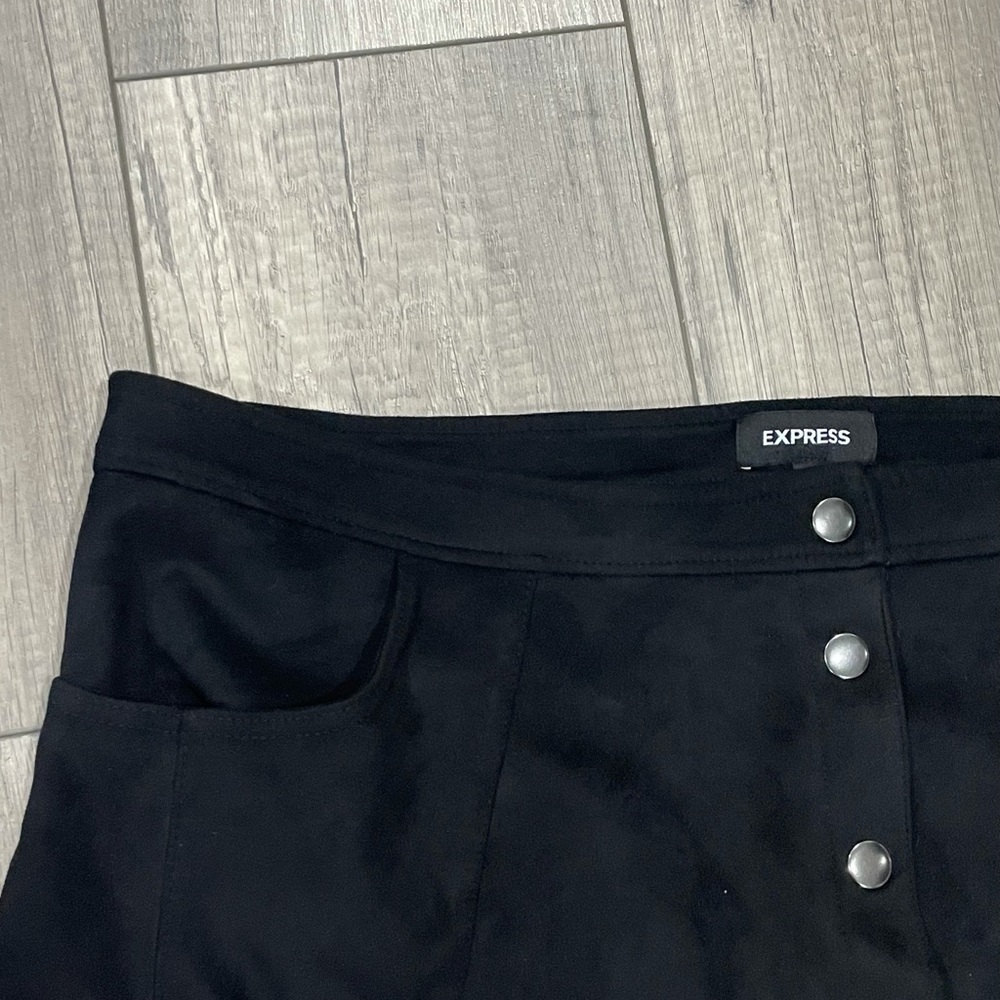 Express Black Mini Skirt